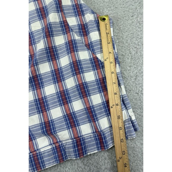 G Star Raw Men's Rovic Zip Relaxed Blue Plaid Cargo Shorts Size 33 (34 Waist) - Picture 5 of 12